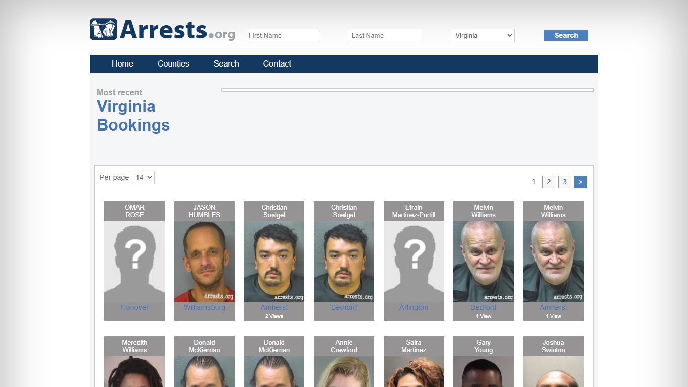 Virginia Arrests and Inmate Search